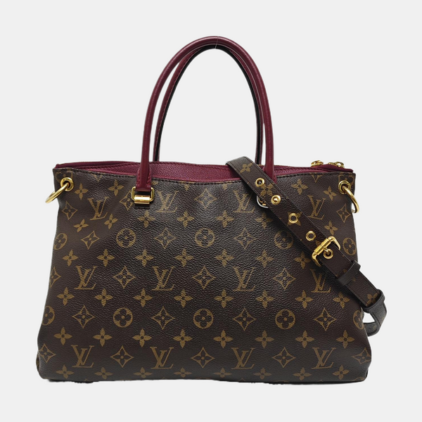 PALLAS Monogram Coated Canvas Brown