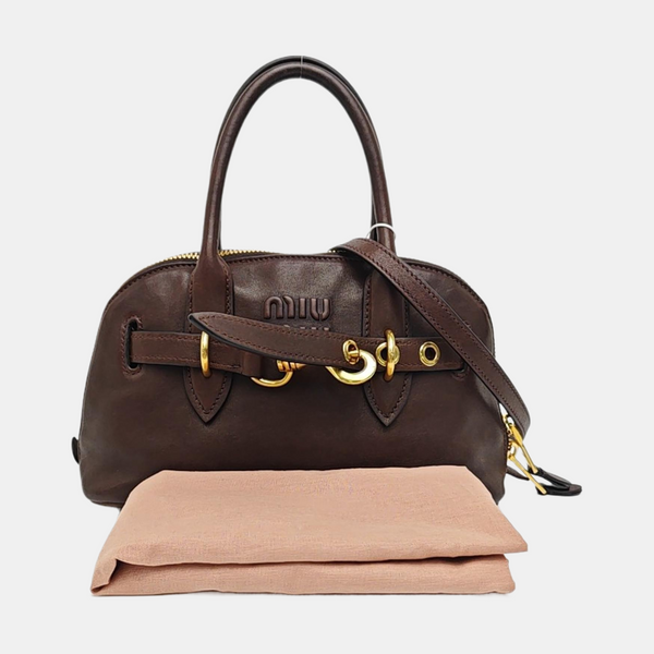 Aventure Small Lambskin Brown