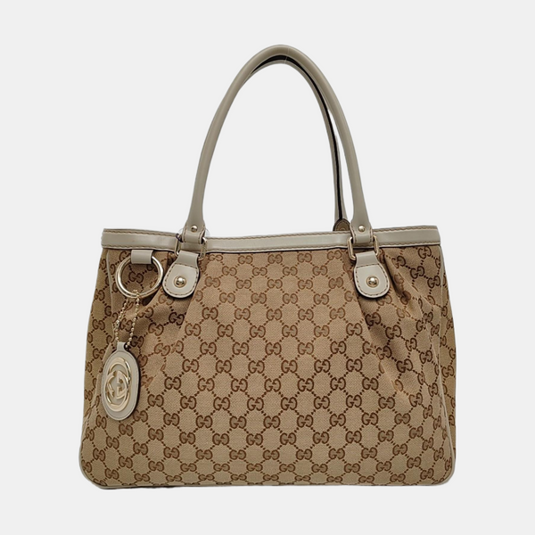 Sukey Monogram Canvas Brown