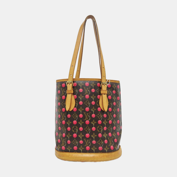 BUCKET PM Monogram Coated Canvas Brown