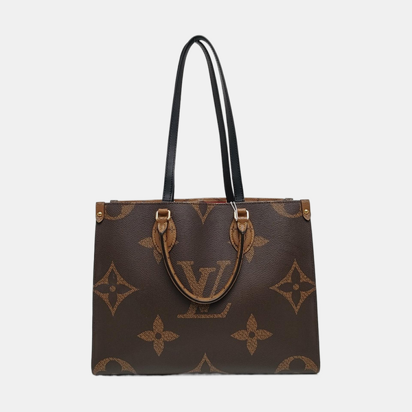 ONTHEGO MM Monogram Coated Canvas Brown