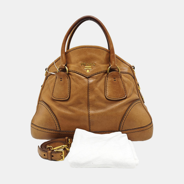 Calfskin Tote Bag Brown