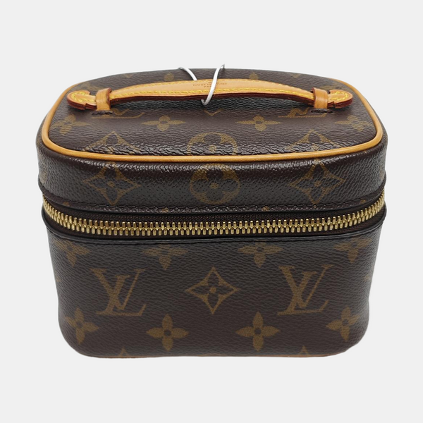 NICE Super Mini Monogram Coated Canvas Brown