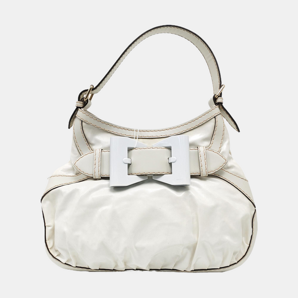 Queen Coated Canvas White