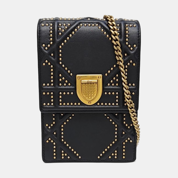 Diorama Cannage Lambskin Black