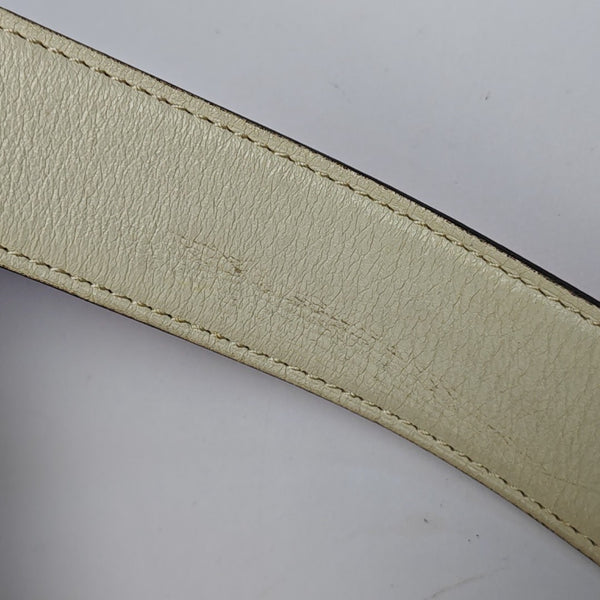Leather Belt Orange