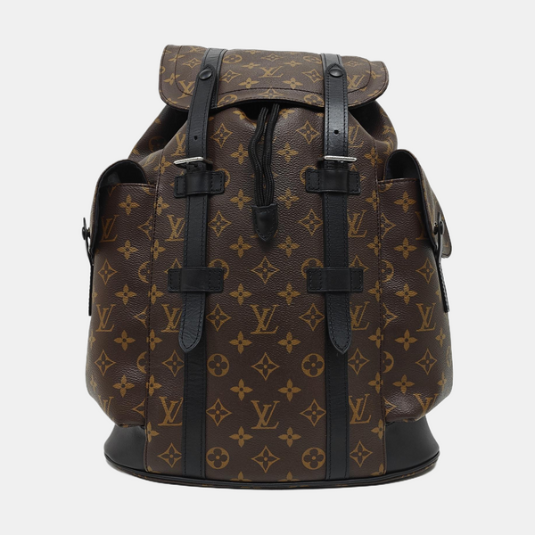 CHRISTOPHER PM Monogram Coated Canvas Brown