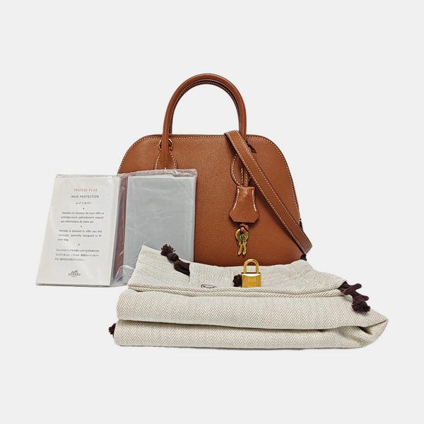 Authenticated pre-owned Bolide 27 Evercolor Brown - Shoulder Bag at Looply