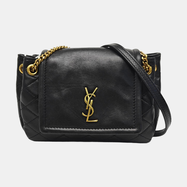 NOLITA Mini Quilted Lambskin Black