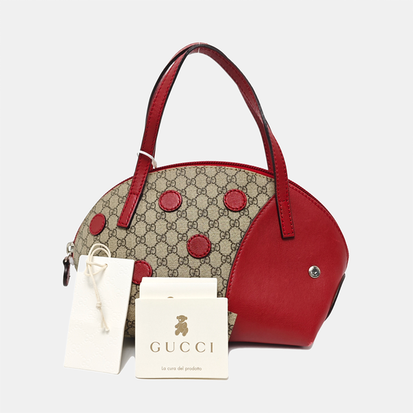 Monogram Coated Canvas Top Handle Bag Black