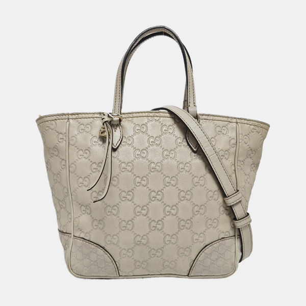Bree Monogram Calfskin Beige