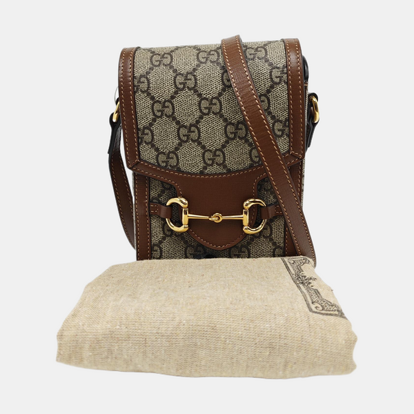 Horsebit 1955 Mini Coated Canvas Beige