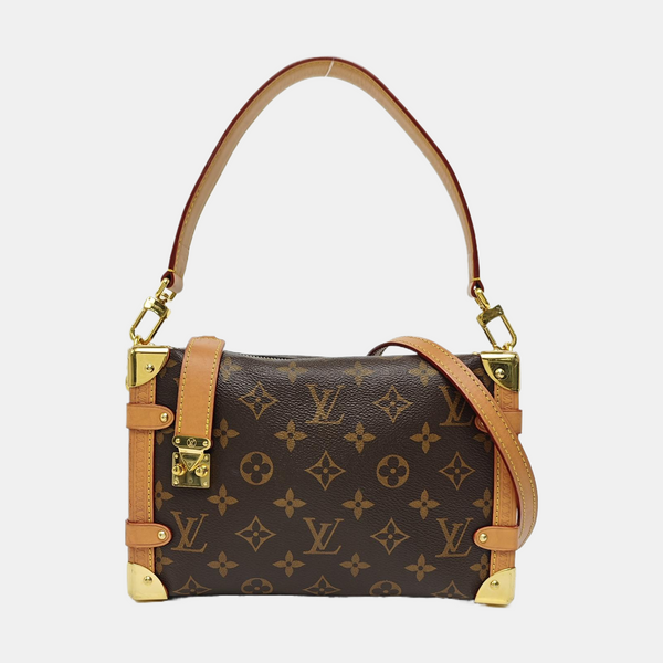SIDE TRUNK MM Monogram Coated Canvas Brown