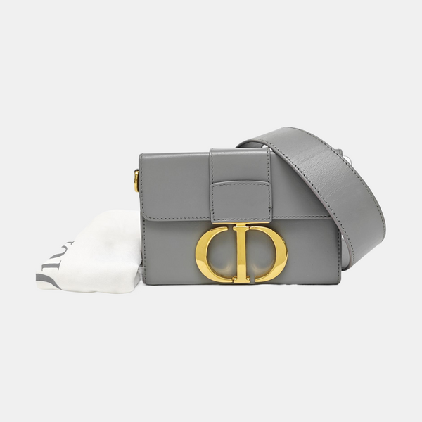 30 Montaigne Mini Calfskin Gray