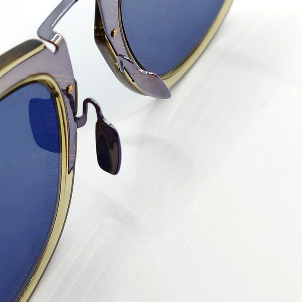 Blue Synthetic Sunglasses