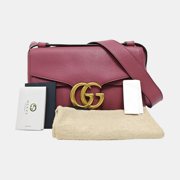 GG Marmont Piel de Becerro Beige