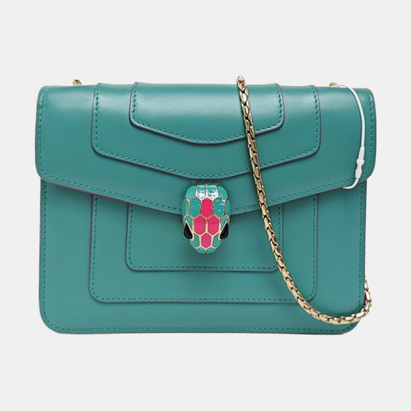 SERPENTI FOREVER Small Calfskin Green