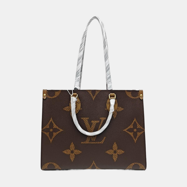ONTHEGO MM Monogram Coated Canvas Brown