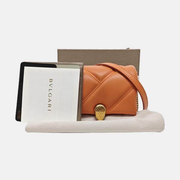 SERPENTI CABOCHON Quilted Calfskin Pink