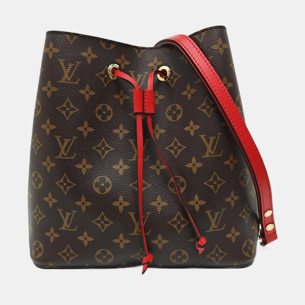 NÉONOÉ MM Monogram Coated Canvas Brown