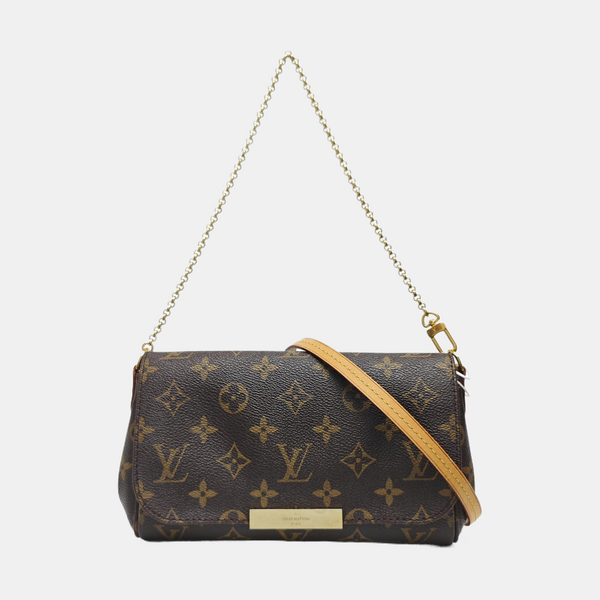 FAVORITE PM Monogram Coated Canvas Brown
