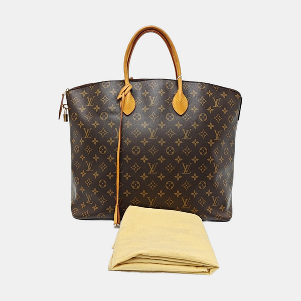 LOCKIT Monogram Coated Canvas Brown