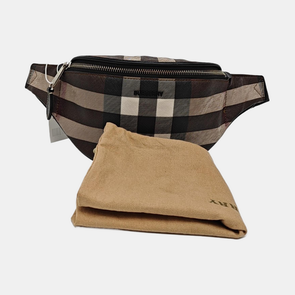 Coated Canvas Belt Bag Multicolor