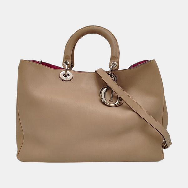 Diorissimo Large Calfskin Beige