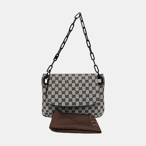 Monogram Canvas Top Handle Bag Beige