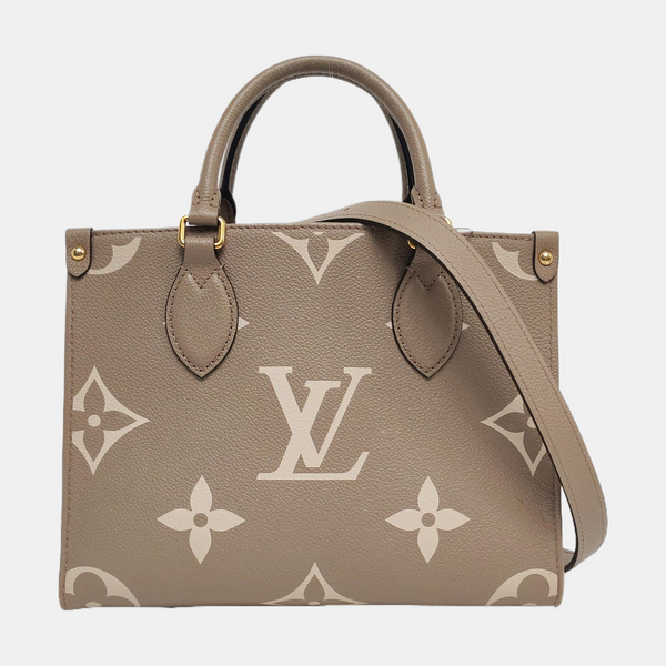 ONTHEGO PM Monogram Calfskin Gray