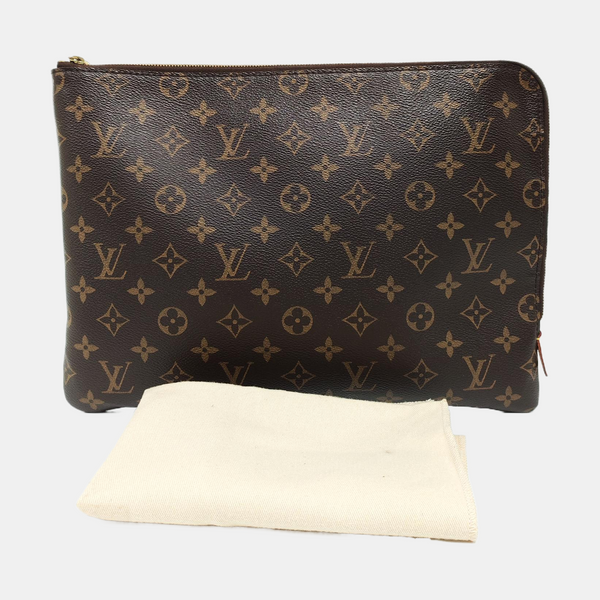 Etui Voyage MM Monogram Coated Canvas Brown