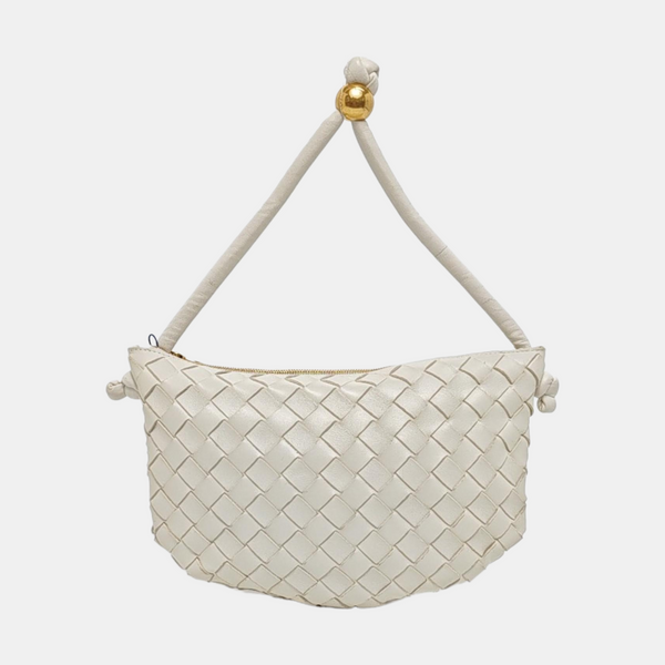 Lambskin Shoulder Bag White