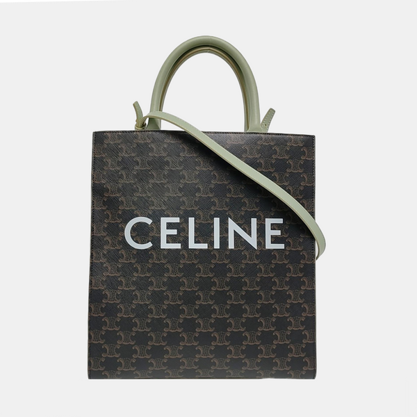 CABAS CELINE Small Coated Canvas Black
