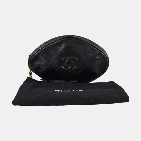 Quilted Lambskin Black