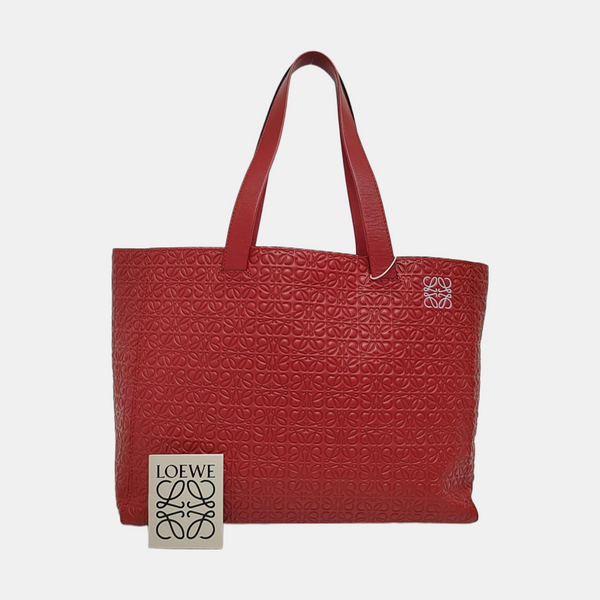 Eastwest Monogram Calfskin Red