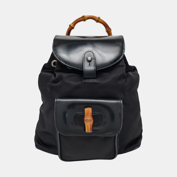 Canvas Backpack Black
