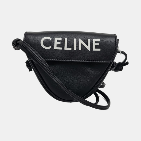TRIANGLE Calfskin Black