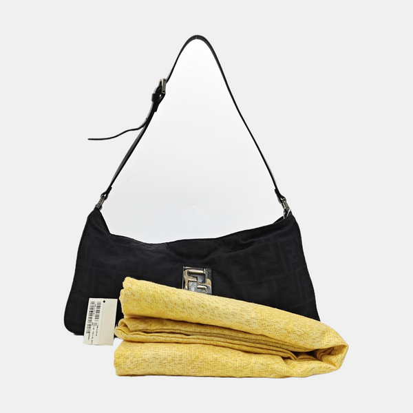 Canvas Top Handle Bag Black