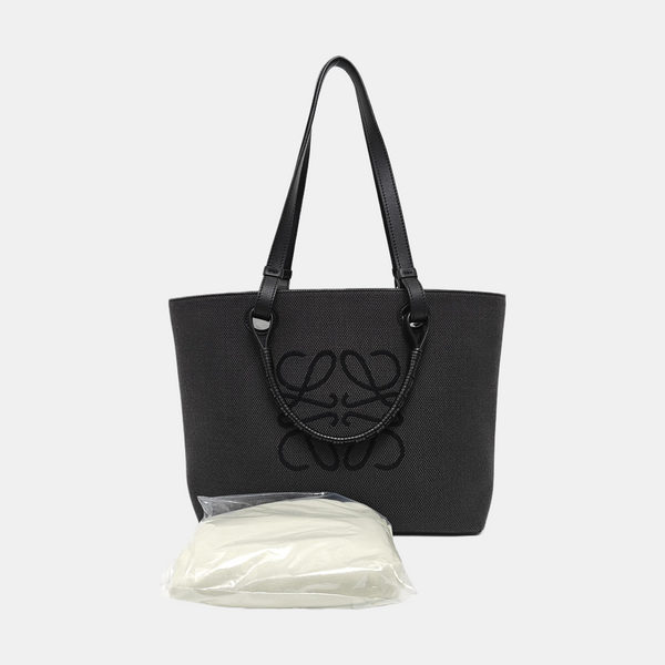 Basket Small Monogram Canvas Black