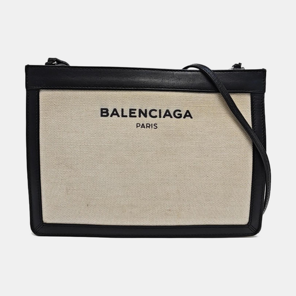 Pochette Medium Canvas Beige