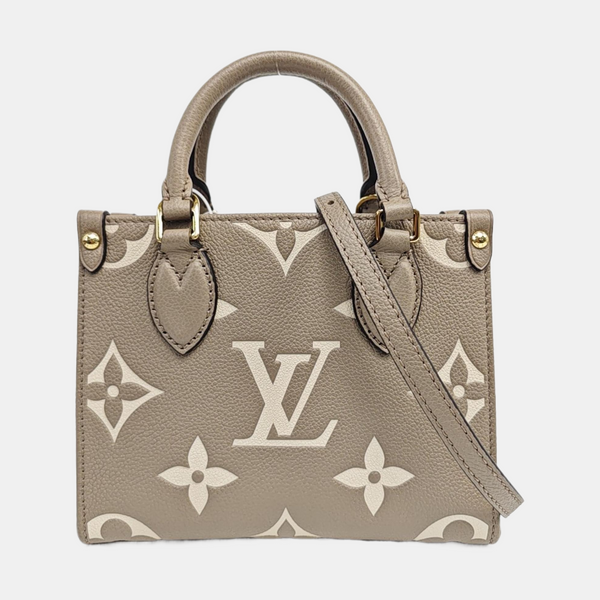 ONTHEGO BB Monogram Calfskin Gray