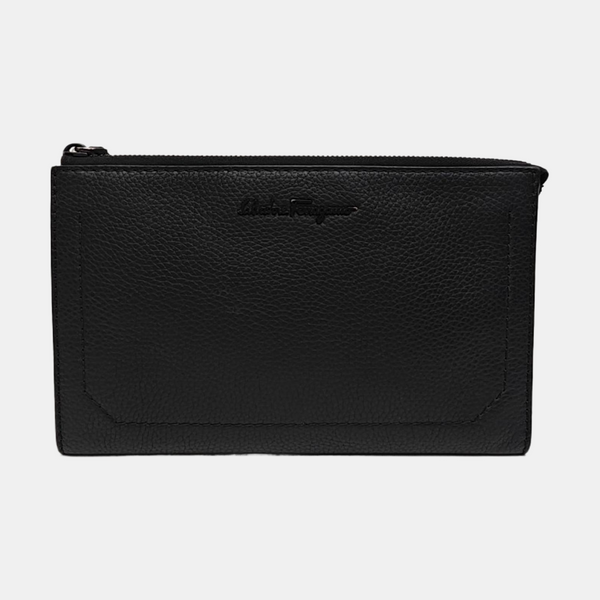 Calfskin Clutch Black