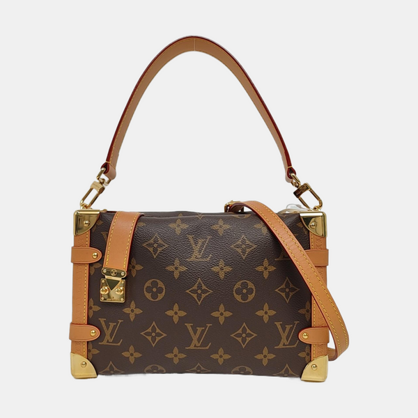 SIDE TRUNK MM Monogram Coated Canvas Brown