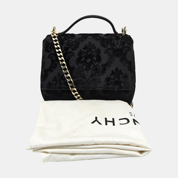 Fabric Shoulder Bag Black