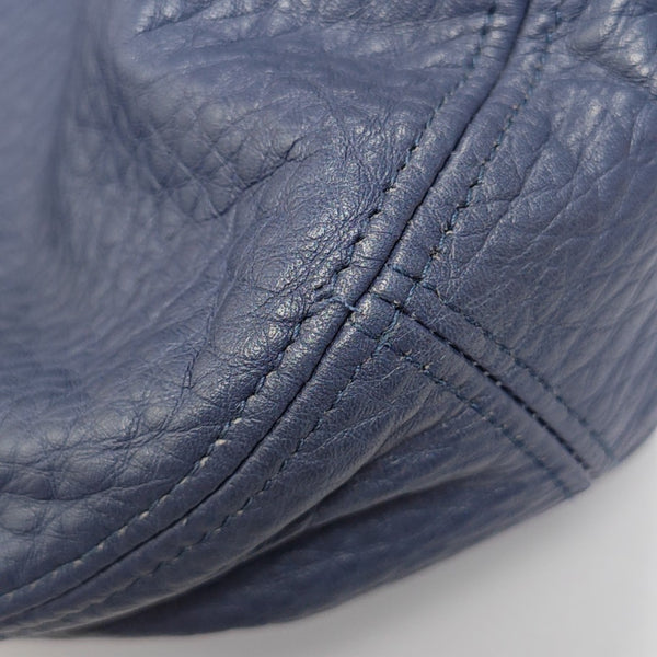Leather Hat Blue