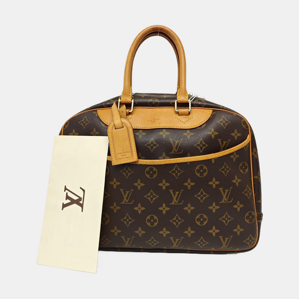 DEAUVILLE Monogram Coated Canvas Brown