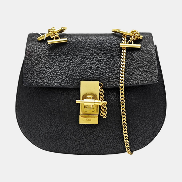 Drew Medium Calfskin Black