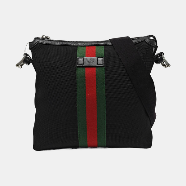 Canvas Shoulder Bag Black