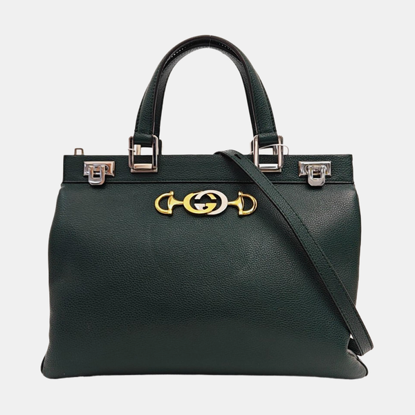 Zumi Medium Calfskin Green