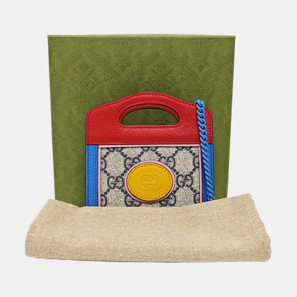 Quilted Coated Canvas Tote Bag Beige
